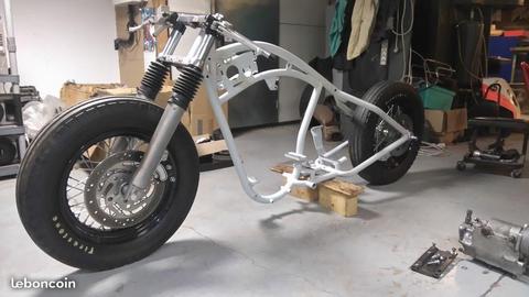 Harley antique low boy racer project