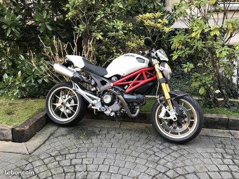 Ducati Monster 1100 S (1100S) blanc nacré