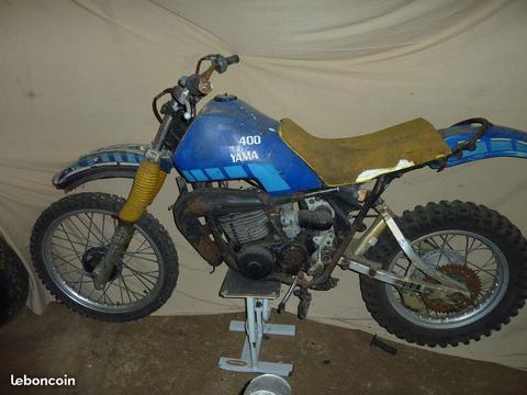 Yamaha 400 dtmx 1977 preparée rallyes raids