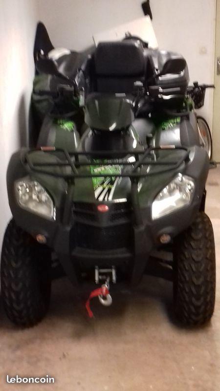 Quad kymco 500 mxu green line