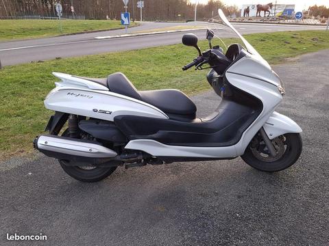 Maxi scooter yamaha majesty 400cm3 abs blanc