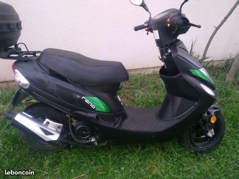 Scooter 50 cc LONGJIA RENO noir mat
