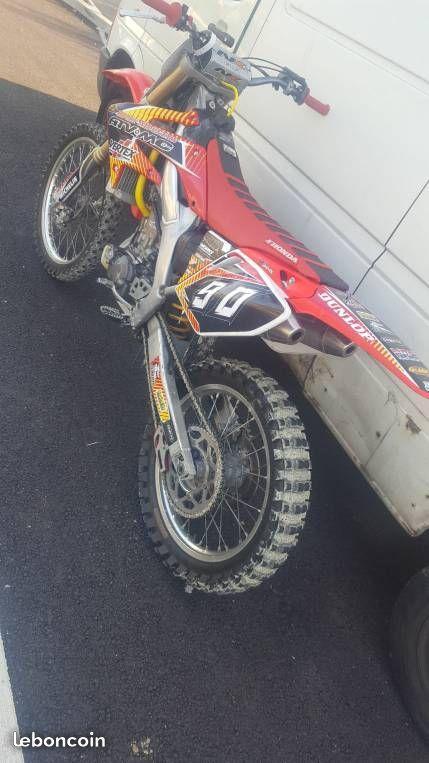 crf 250 double sortie de pot