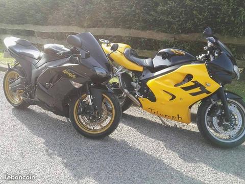 zx6r noir et or échange tmax z1000 z900 z800