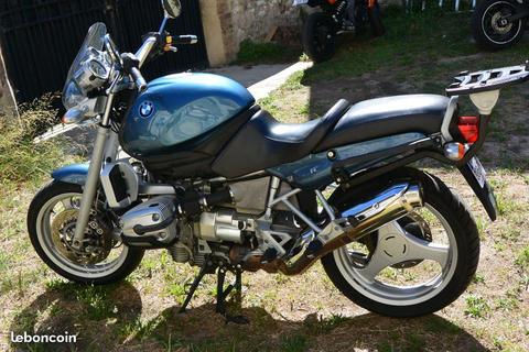BMW R1100R ABS 1999 bleue, 80.000 km