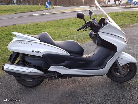 Maxi scooter yamaha majesty 400cm3 abs blanc
