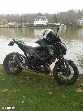 Kawasaki z800 2016 noir/blanc/vert
