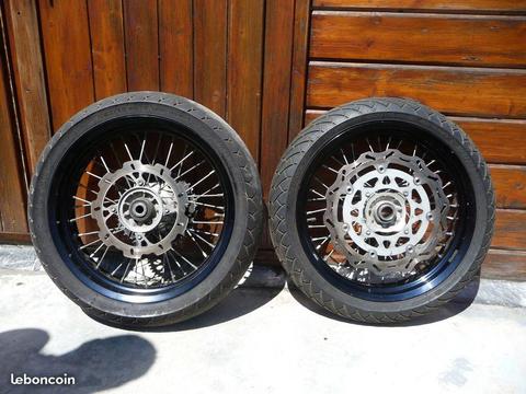Paire de jantes super-motard sur BETA RR 450