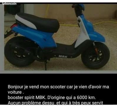 Scooter MBK booster