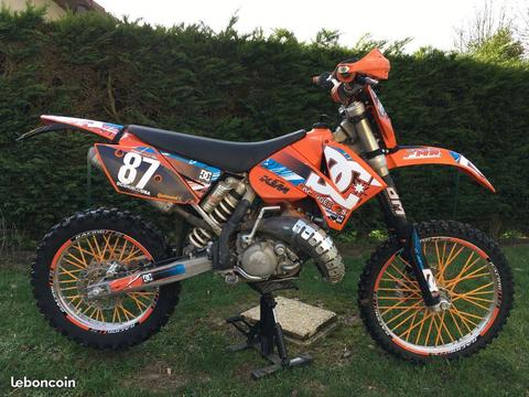 Moto 125 EXC KTM de 2005
