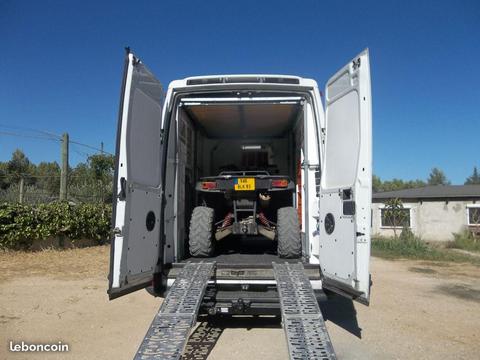 Fourgon aménagé habitation + quad ,ou moto cross
