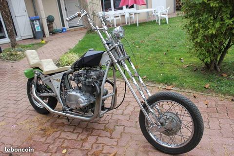 Chopper kawasaki 750 ECHANGE contre moto an 70