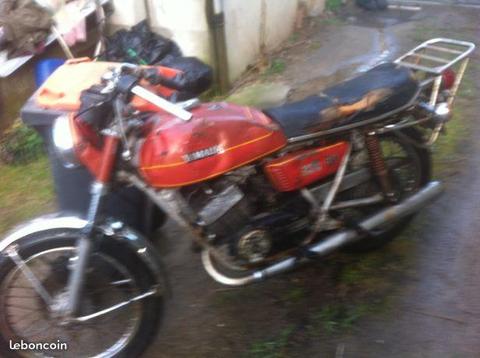 Yamaha 350 rd 73 type 351 pour pieces