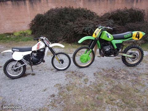 Moto de cross et enduro