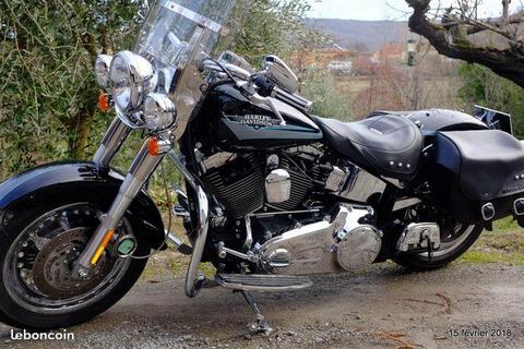 Harley Fat Boy. Marche arrière. Fatboy