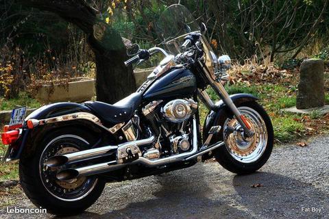 Harley Fat Boy. Marche arrière. Fatboy