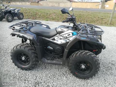 Quad cf moto 520 black line t3 carte grise offert