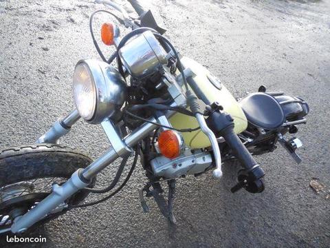 125 suzuki bobber-café racer