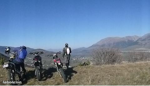 Randonnée enduro en dauphiné