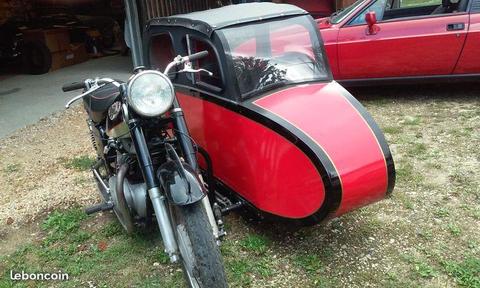 Side-car BSA/MATCHLESS + Watsonian Tandem