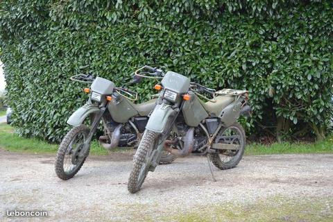 Cagiva 125cc deux temps ex armée francaise avec cg