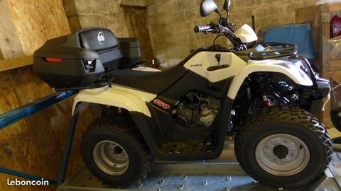 Quad Kymco 150 cm3 avec remorque