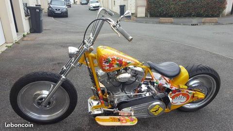 chopper Harley rigide