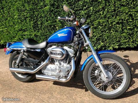 Harley Davidson 883 XL Sportster 2008 bleu pacific