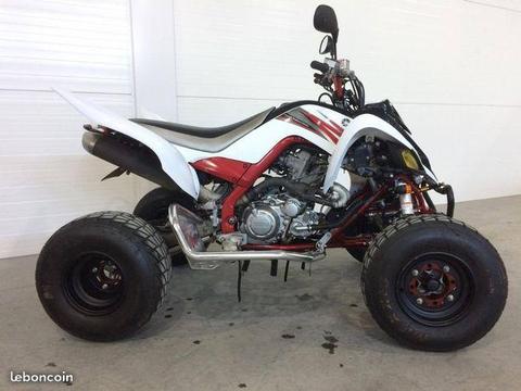 Quad Yamaha 700cc Raptor Blanc-Rouge 2 PLACES