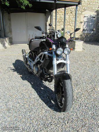 Cagiva 1000 raptor roadster noire pailletée