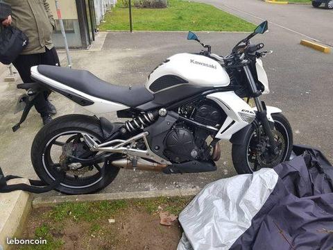 Kawasaki Er6N blanc perle