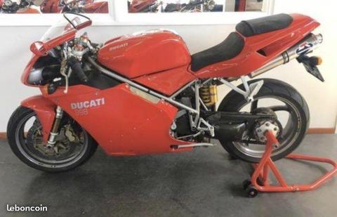 Ducati 998 biposto 2002 historique complet