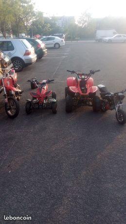 Plusieurs moto