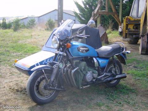 Side-car Kawasaki Z 1100 A à saisir