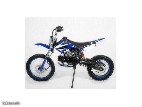 Dirt bike 125 cc kxd db 607 grandes roues 17/14