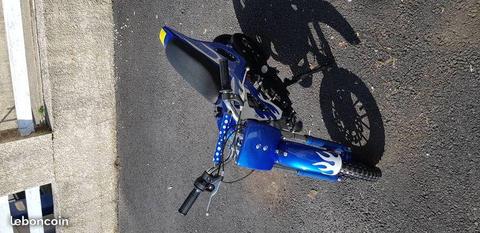 Moto Pocket cross 49CC KX bleu