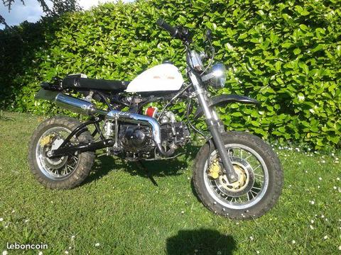 125 dirt bike homologué route avec CG