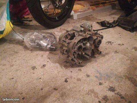 Carter moteur Derbi + Boîte de vitesses