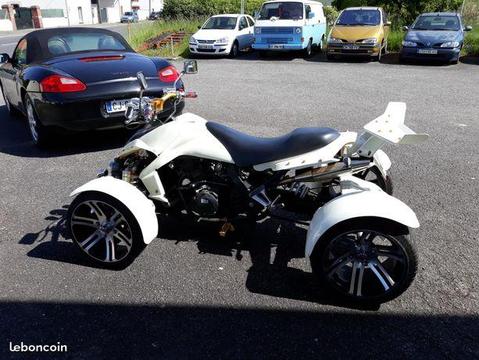 Quad 350 spy racing de 2014 homologuer +remorque