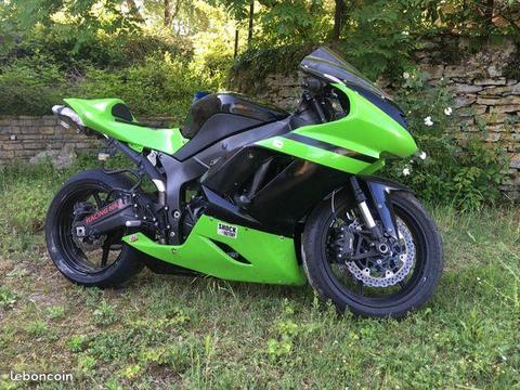 ZX6R piste