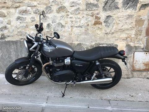 Moto street twin 900 abs permis a2 neuve