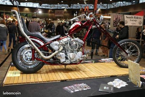 Moto harley davidson chopper