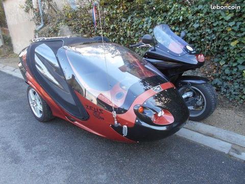 Side-car ZEUS ULTIMO commandes au guidon
