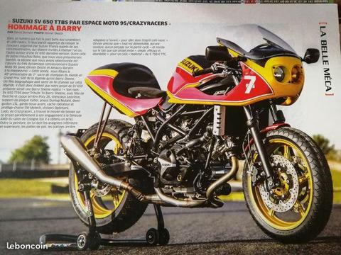 Suzuki sv650 modèle unique en rodage neuve 400kms
