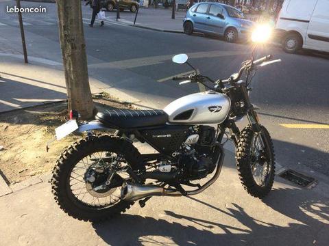 Moto 125cc Masai Scrambler sous garantie