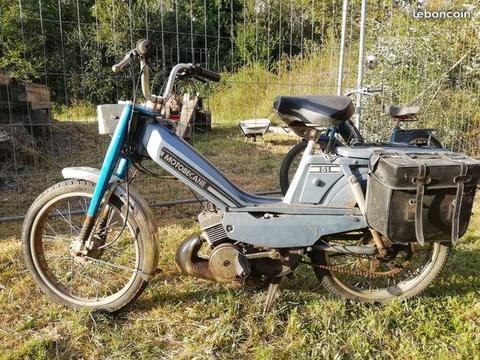 motobécane av 51 mbk mobylette 50cc