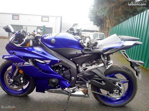 Yamaha R6 de 2017 accidenté VEI - 112 kms